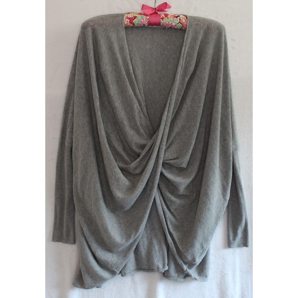 AllSaints Itat Shrug in Heather Gray, 100% Cotton, Size US 4